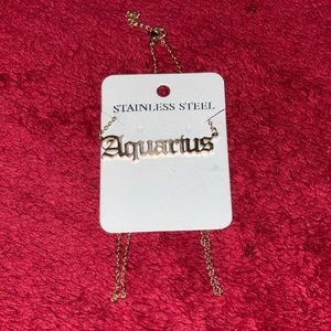 Aquarius Zodiac Necklace